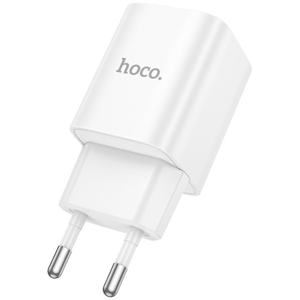 Фото - Мережевий зарядний пристрій HOCO C149A Charm PD30W+QC3.0 charger (EU) White (6942007630337)